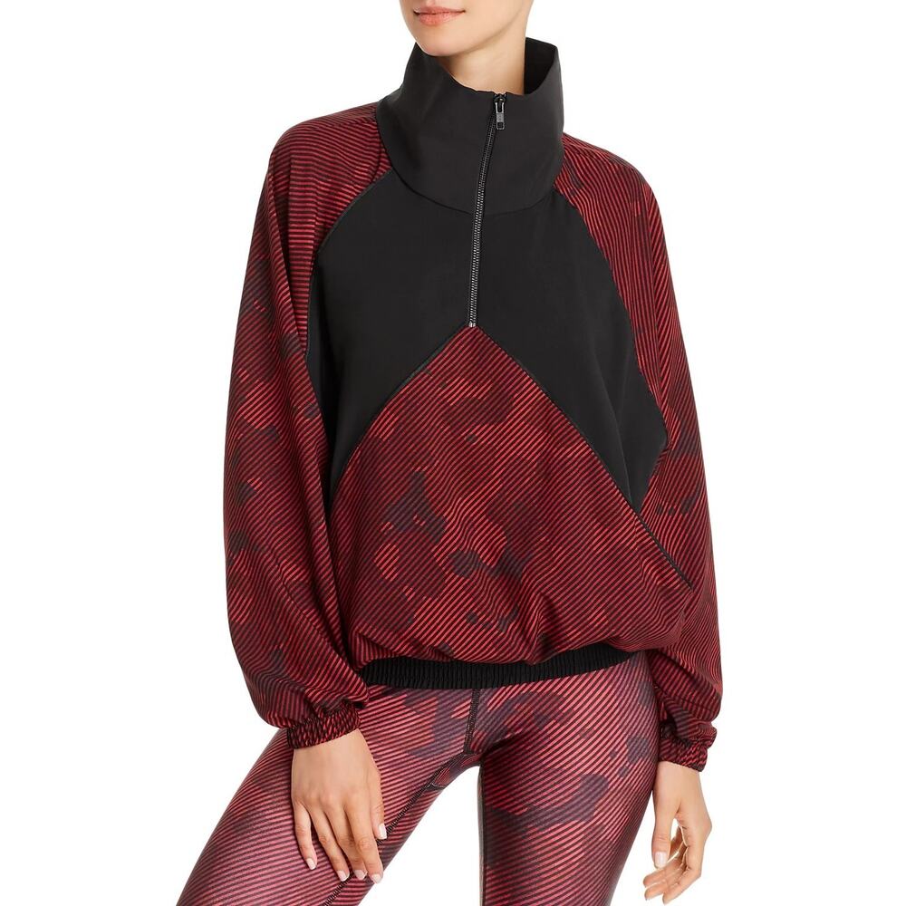 Terez Printed Windbreaker Sweater - S